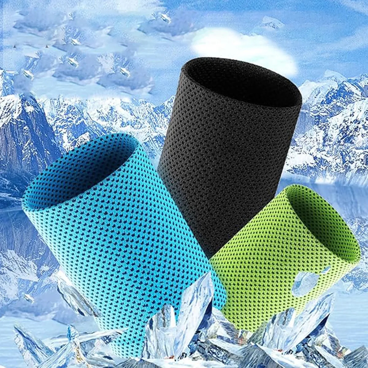 Cooling Sport Sweat Absorbing Wrist Band 4