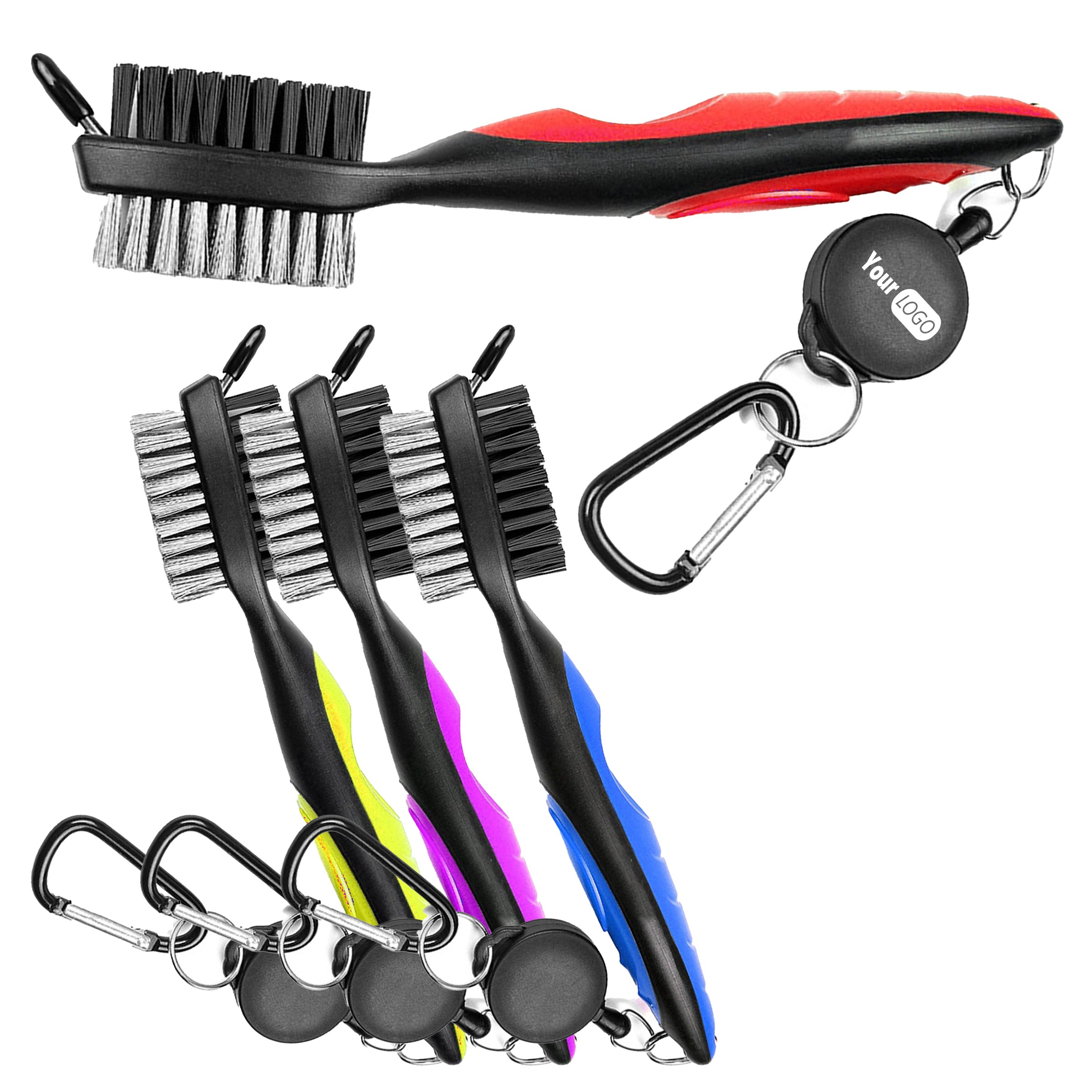 Other Plastic Customizable Dual-Sided Golf Brush 1
