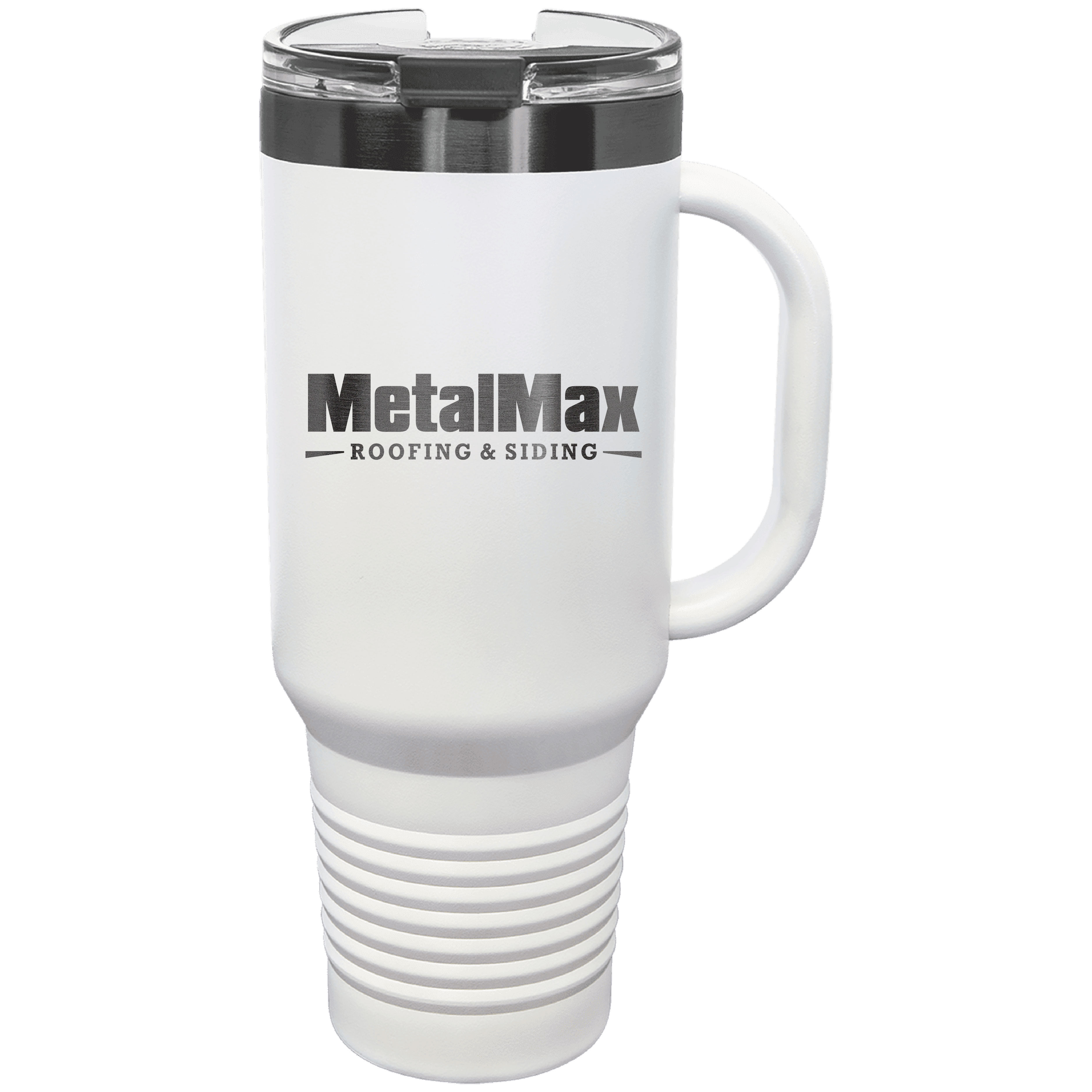 Polar Camel 40oz Ghost Black ION-Plated Travel Mugs w/ Straw 7