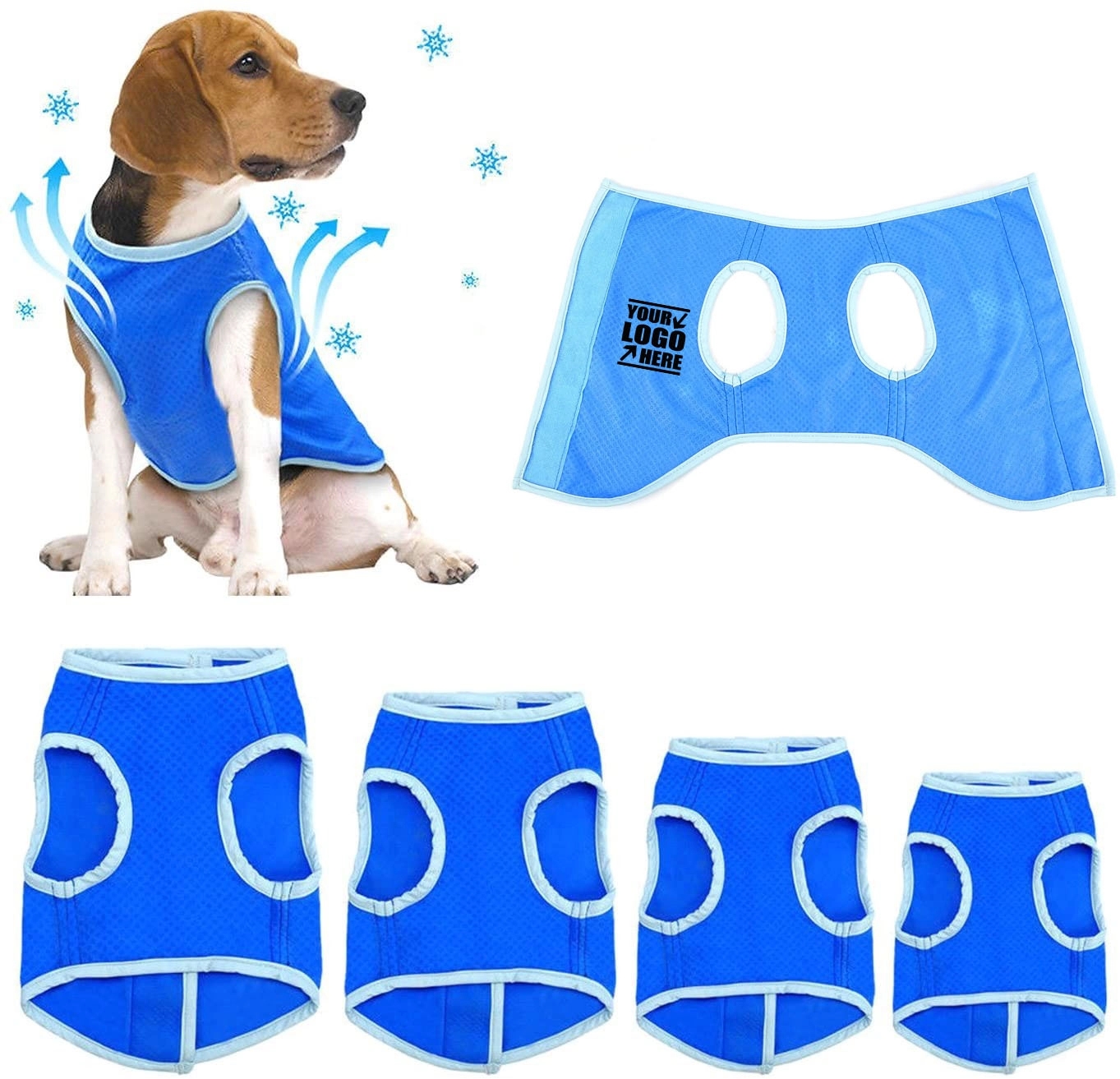 Breathable Dog Cooler Vest Jacket Cooling Coat 1