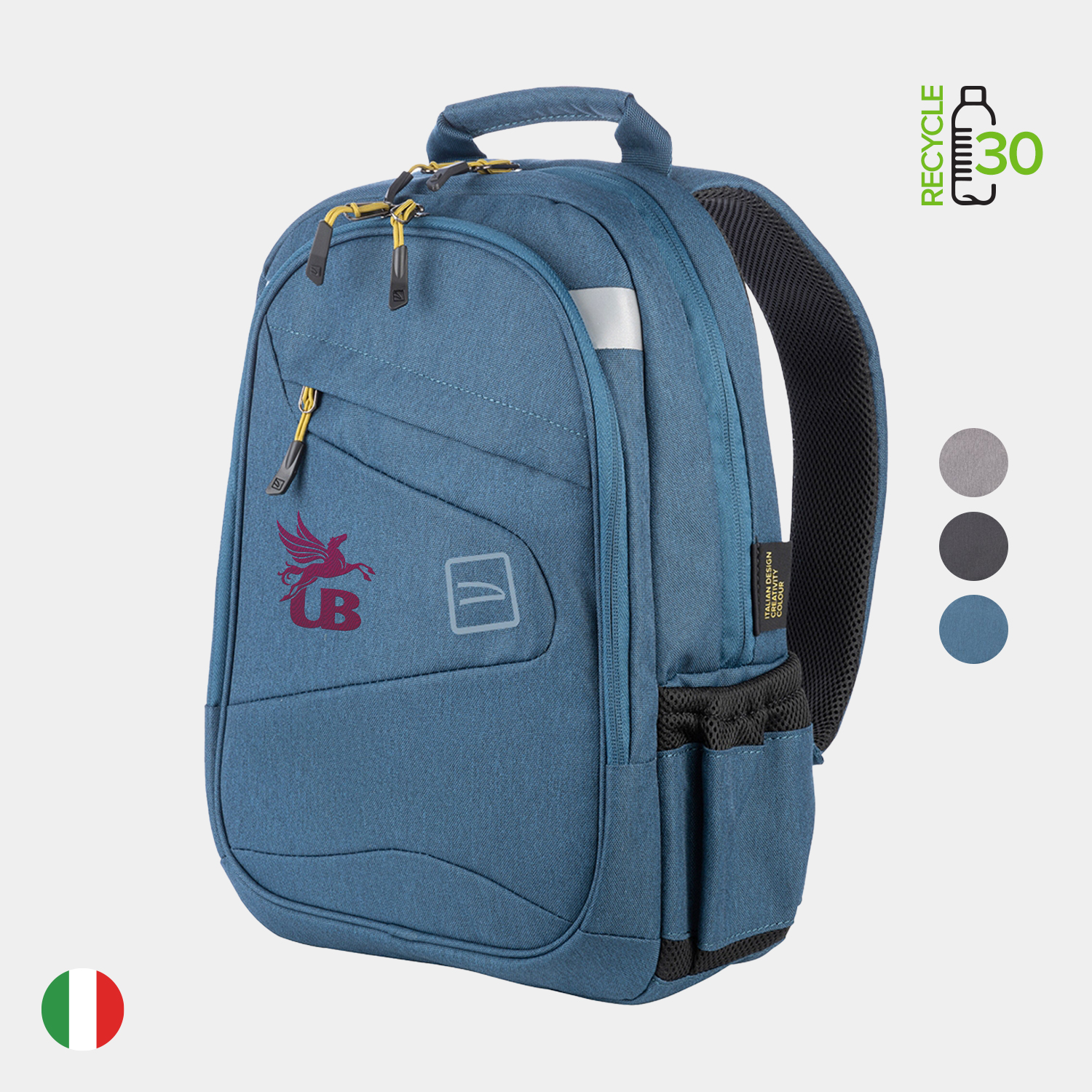 TUCANO® - Italy LATO 2 Recycled Executive Business Backpack 7