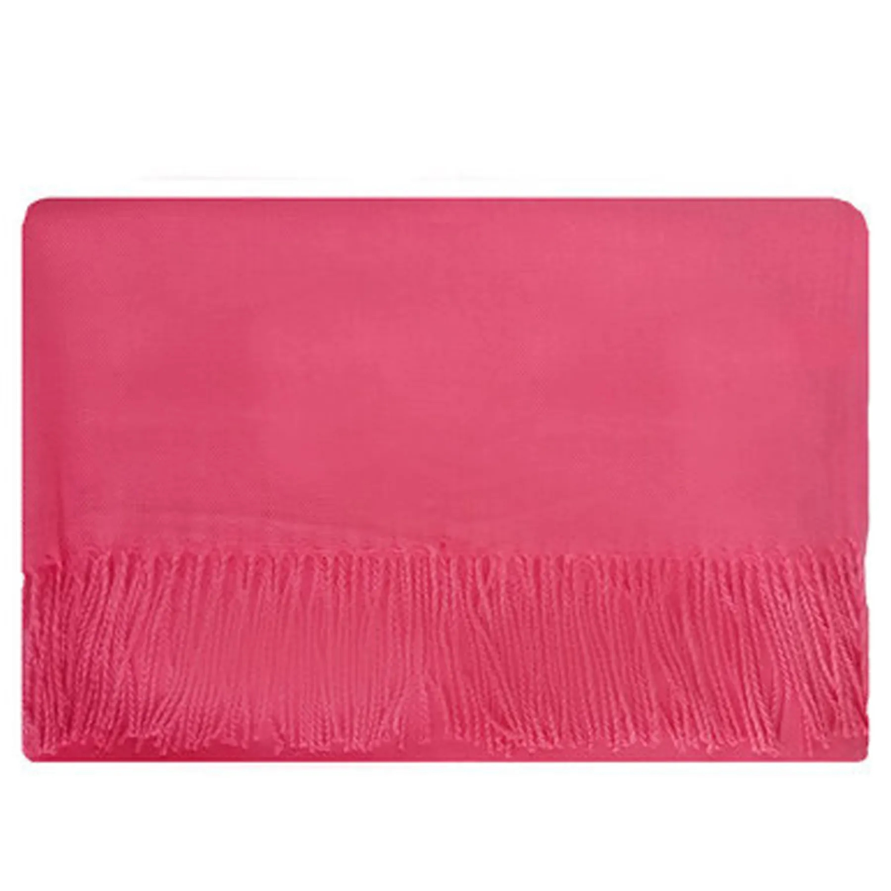 230G Winter Cashmere Scarf With Fringes 13
