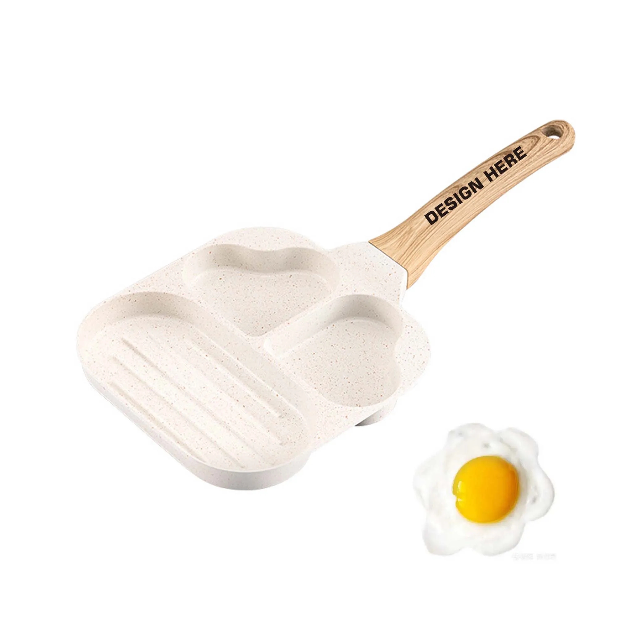 20MOQ 3 Section Medical Stone Grill Pan 2