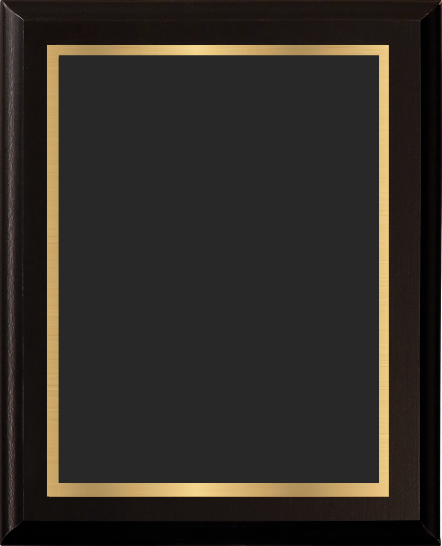 Black Matte Plaque w/ Choice of Double Engraved Plate 7