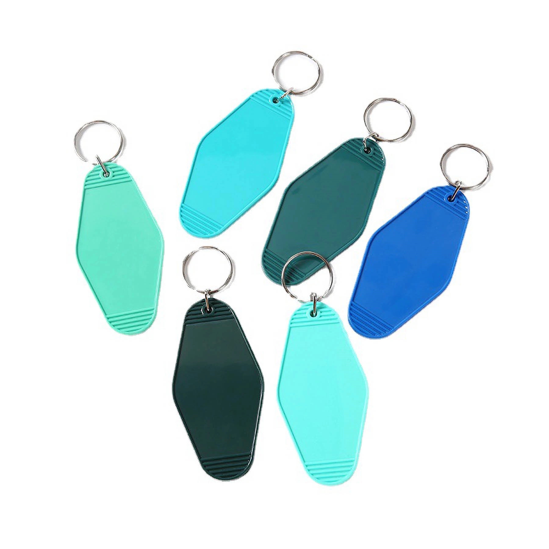 MOQ 100PCS Motel Hotel Sublimation Keychains 6