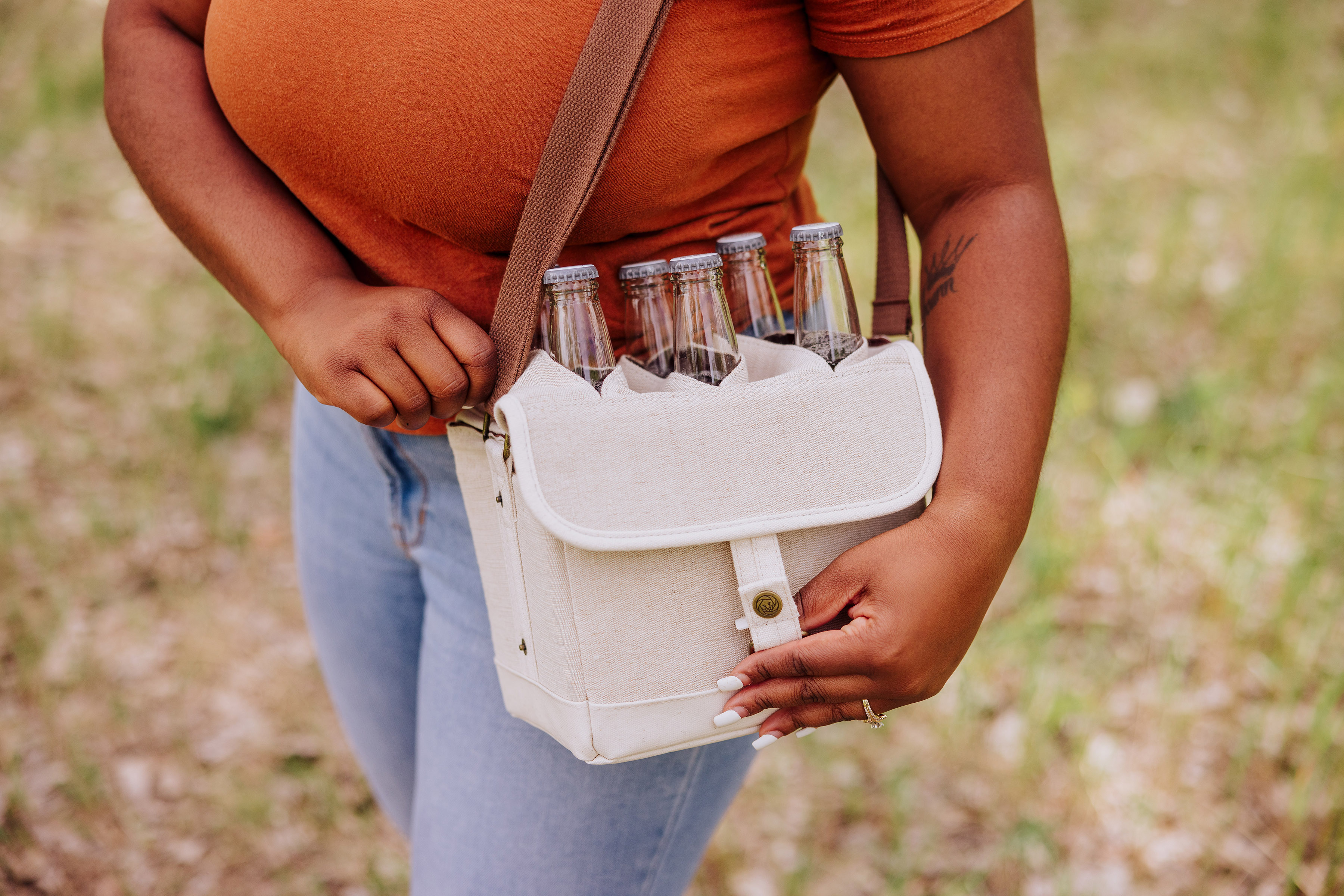 Beer Caddy Cooler Tote with Opener 10