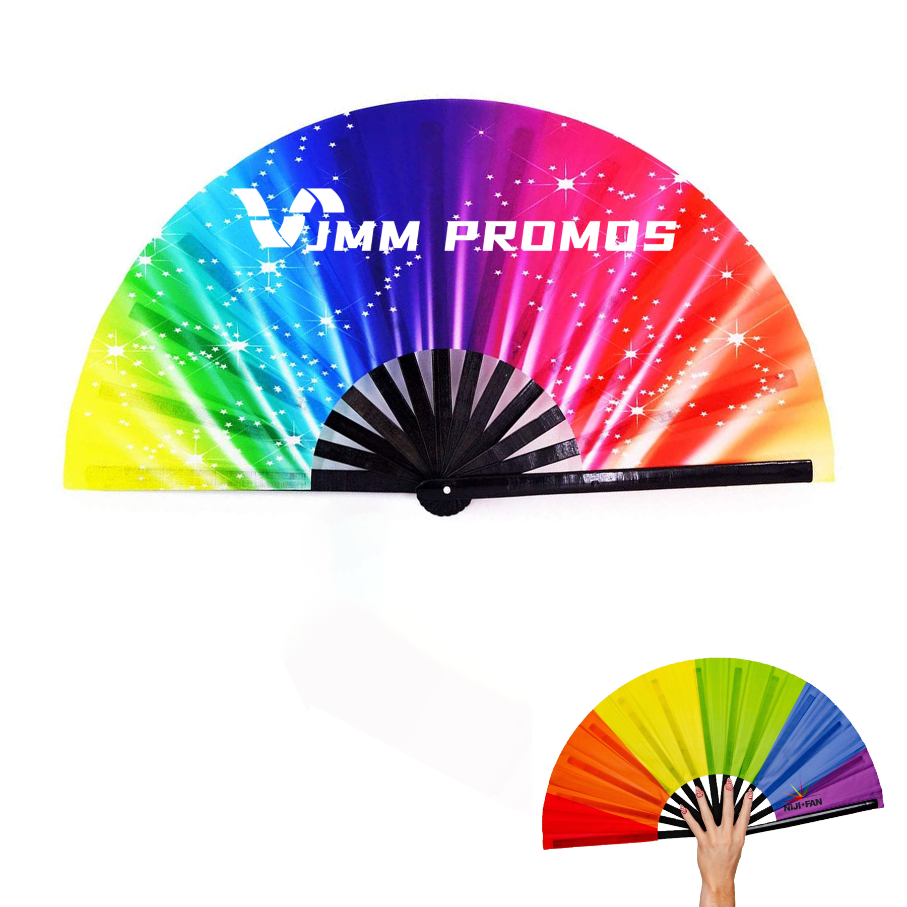 Large Folding Hand Fan 3