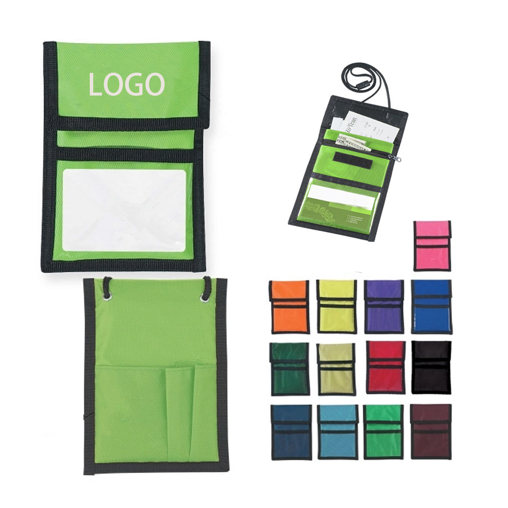 Nylon Multi-Pocket Credential Wallet 2