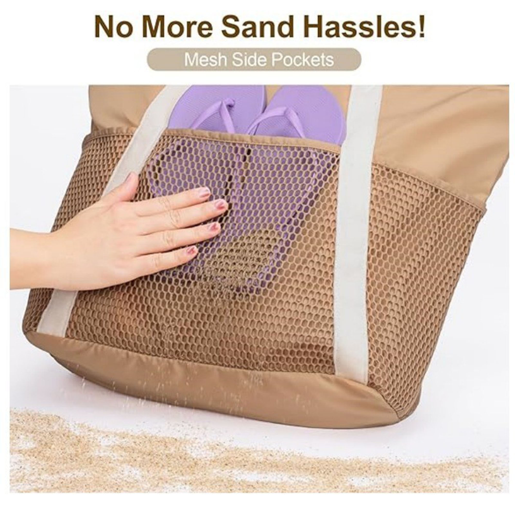 Waterproof & Sand-Proof Beach Tote Bag 5