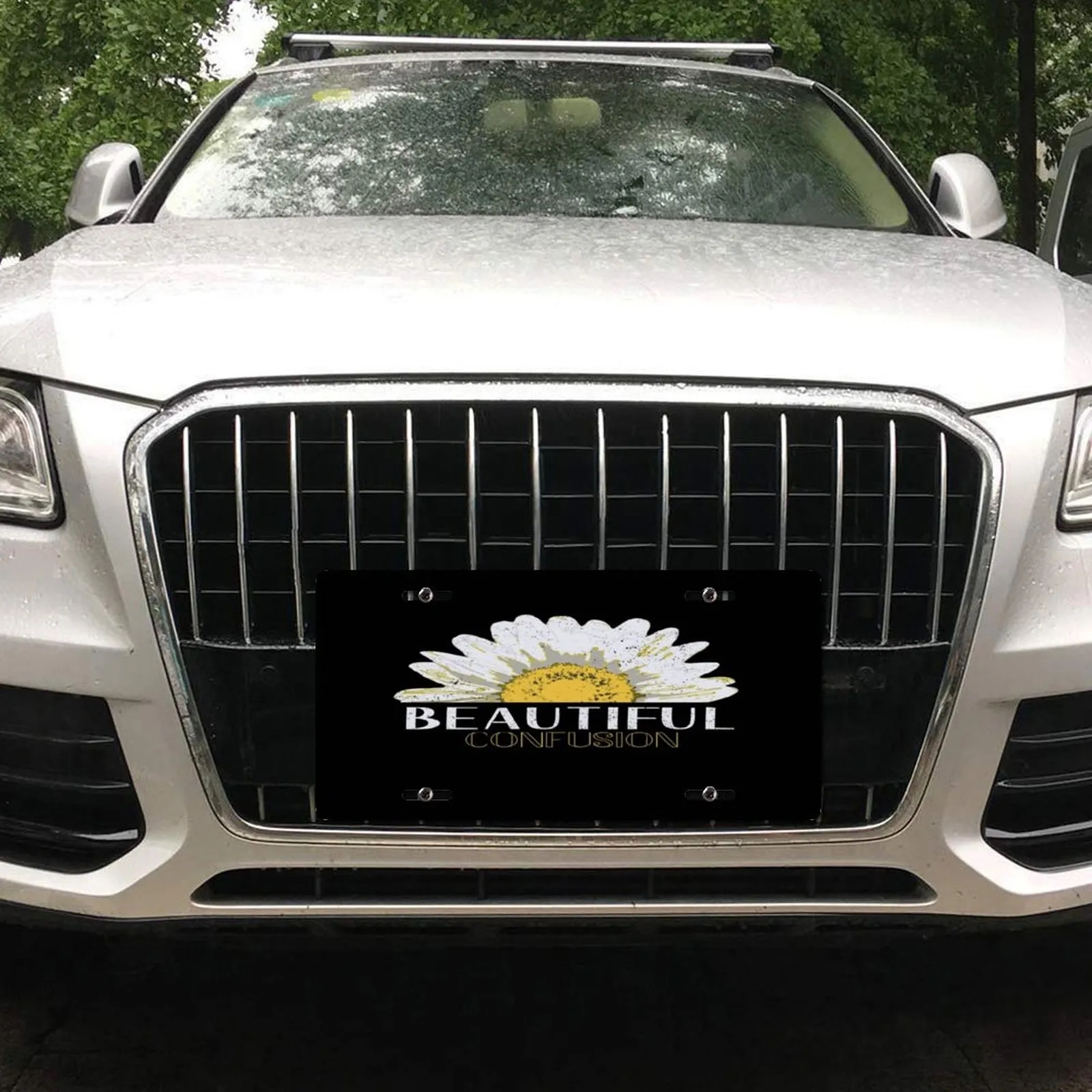 Custom Full Color Aluminum License Plate Durable Weatherproof 12x6 Inches 1