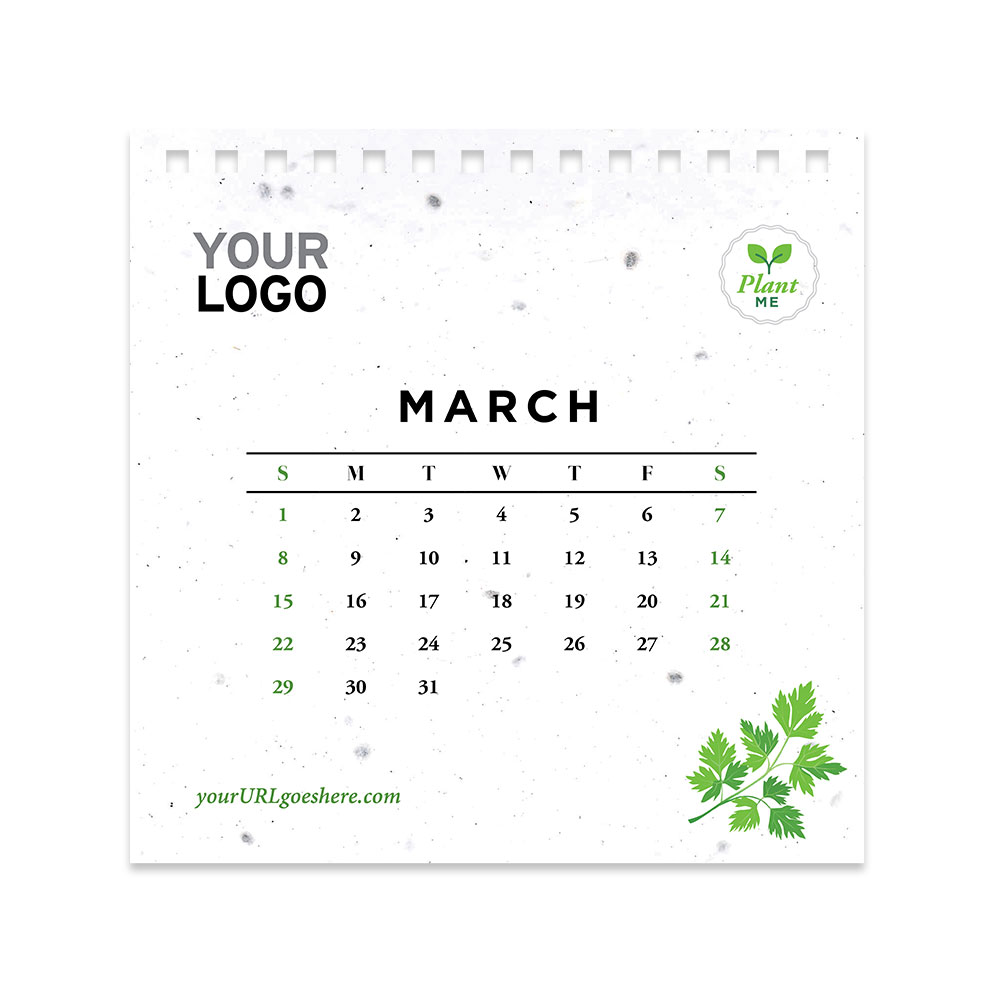 Plantable Herb Garden Eco Calendars 3