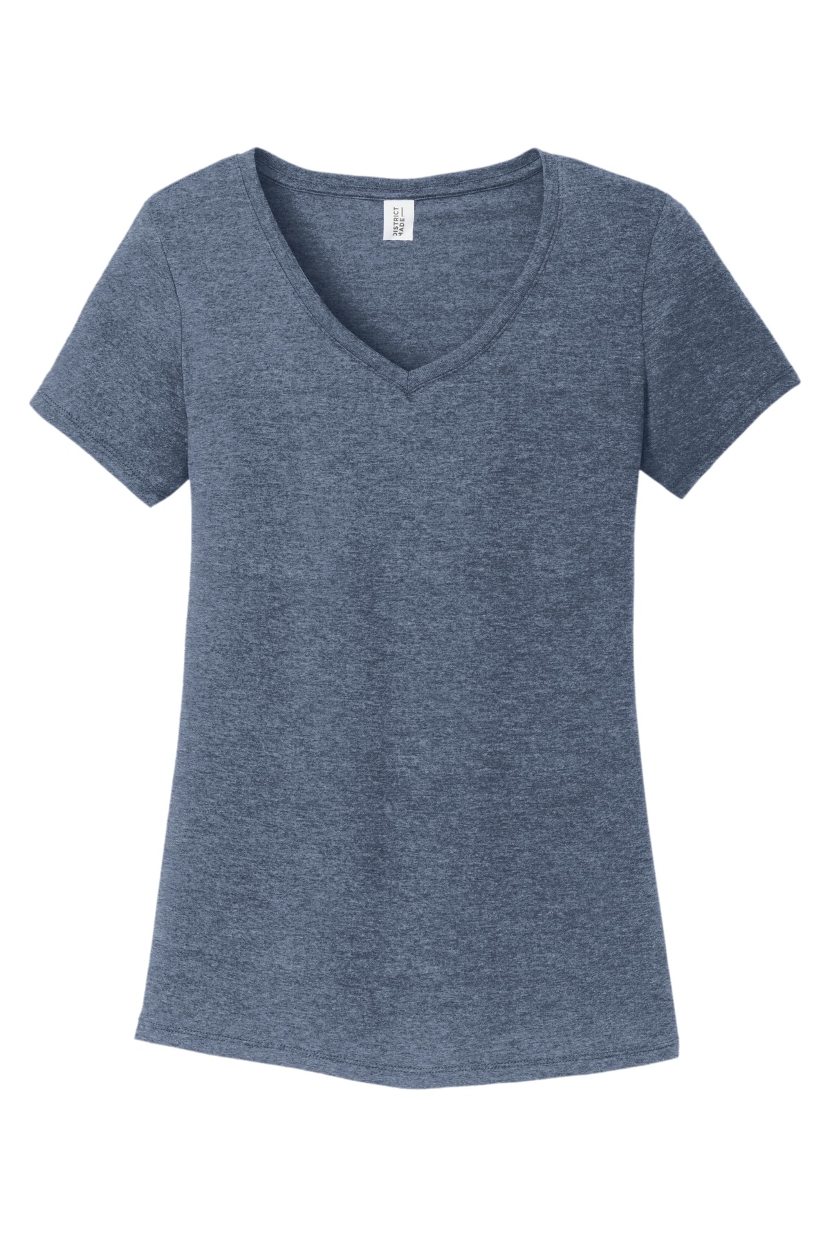 District Women's Perfect Tri V-Neck Tee. DM1350L 144