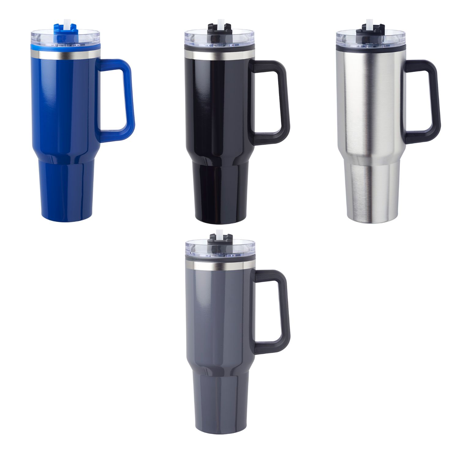 Stainless Steel Travel Tumbler with Straw, 40 oz. 5