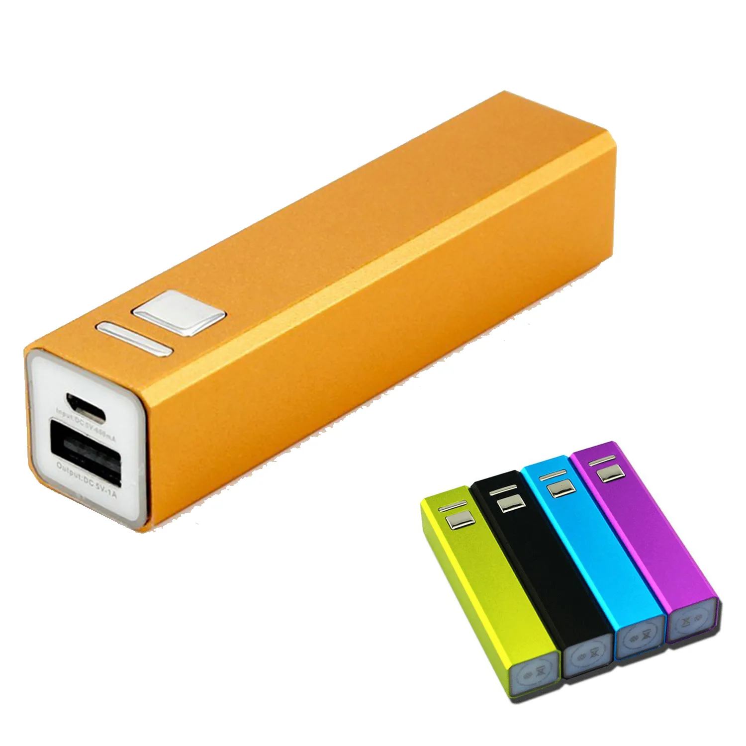 Portable Charger 2600Mah Power Bank Pack With Micro(Input) 2