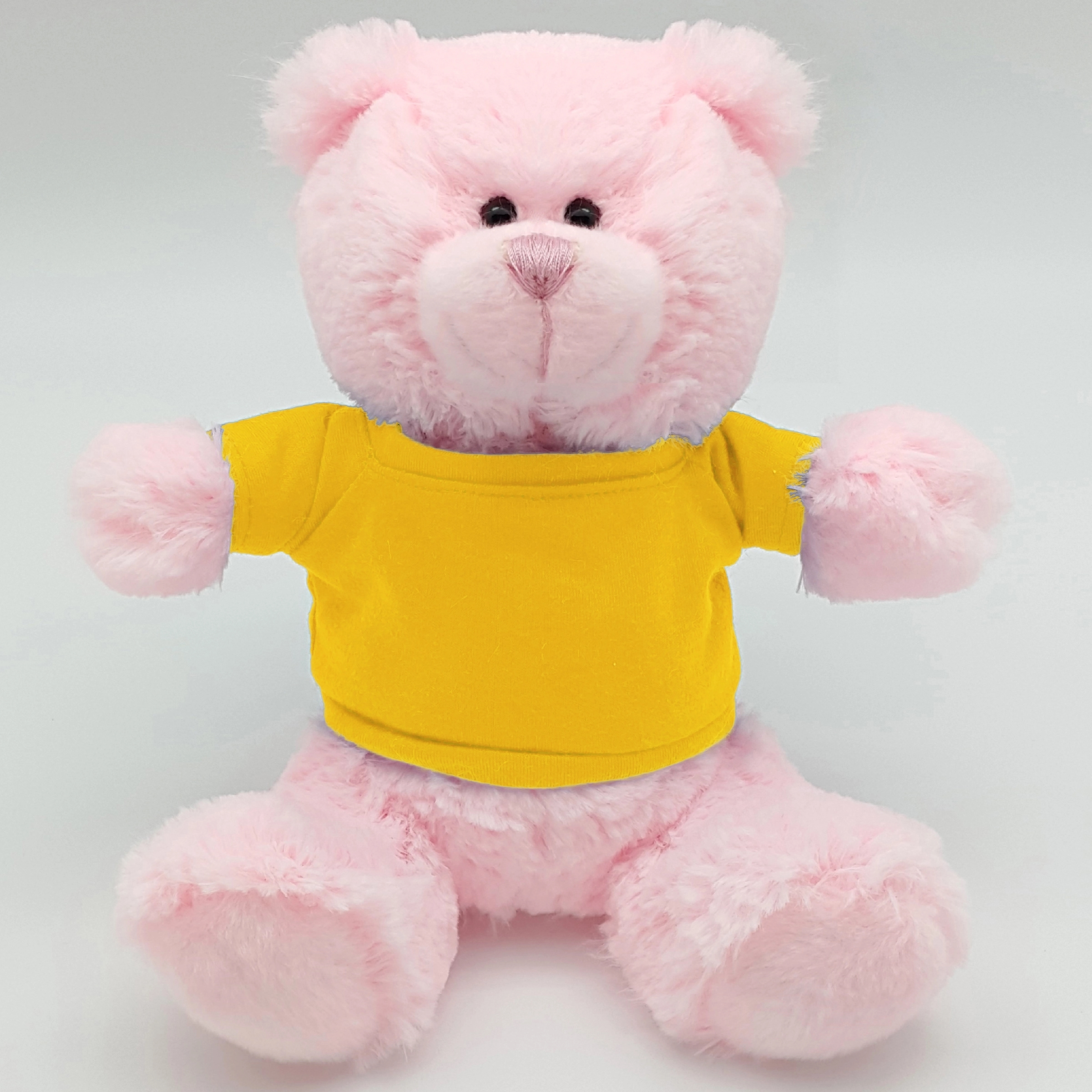 8" Bright Color Pink Bear 3