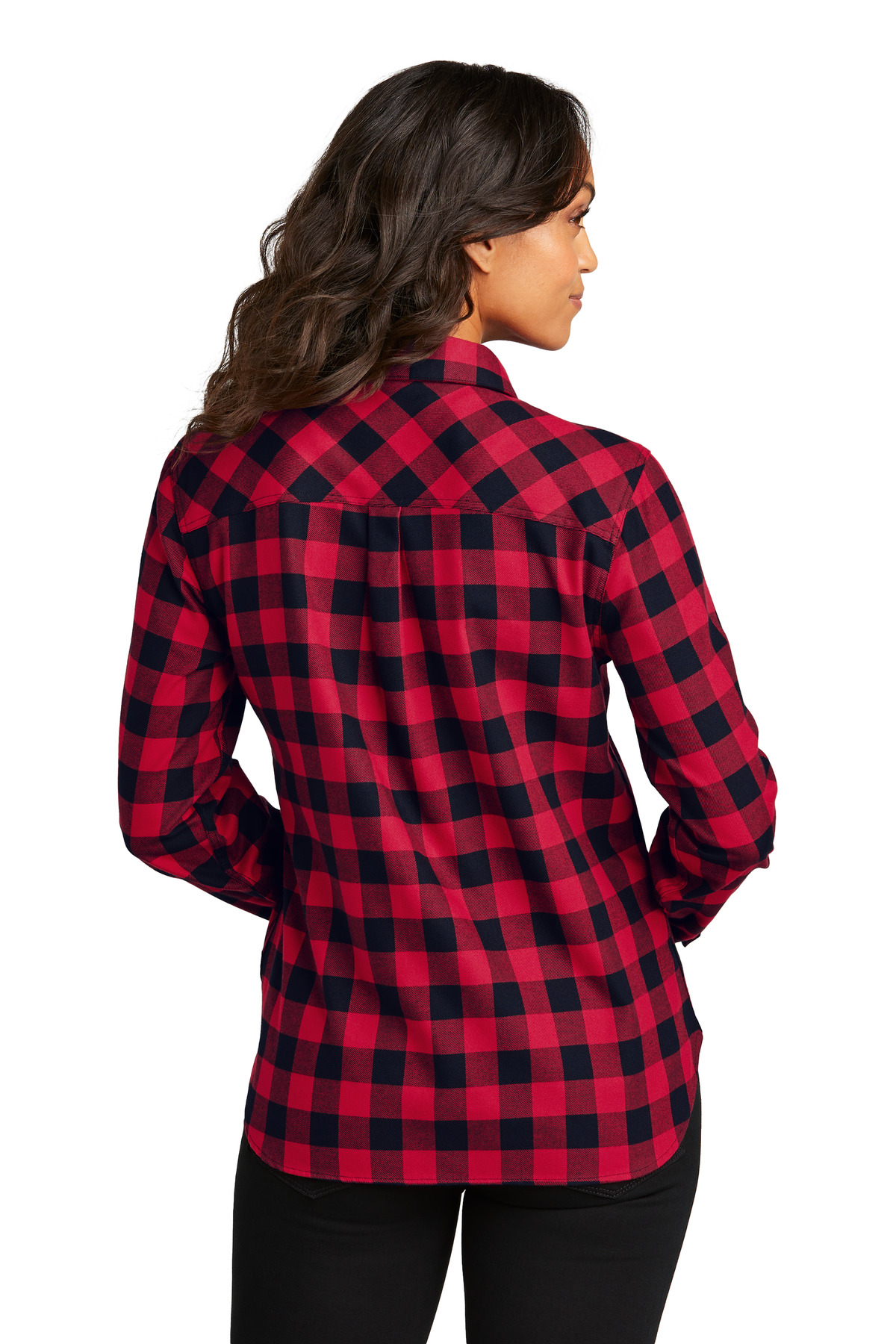 Port Authority Women's Plaid Flannel Shirt LW669 1