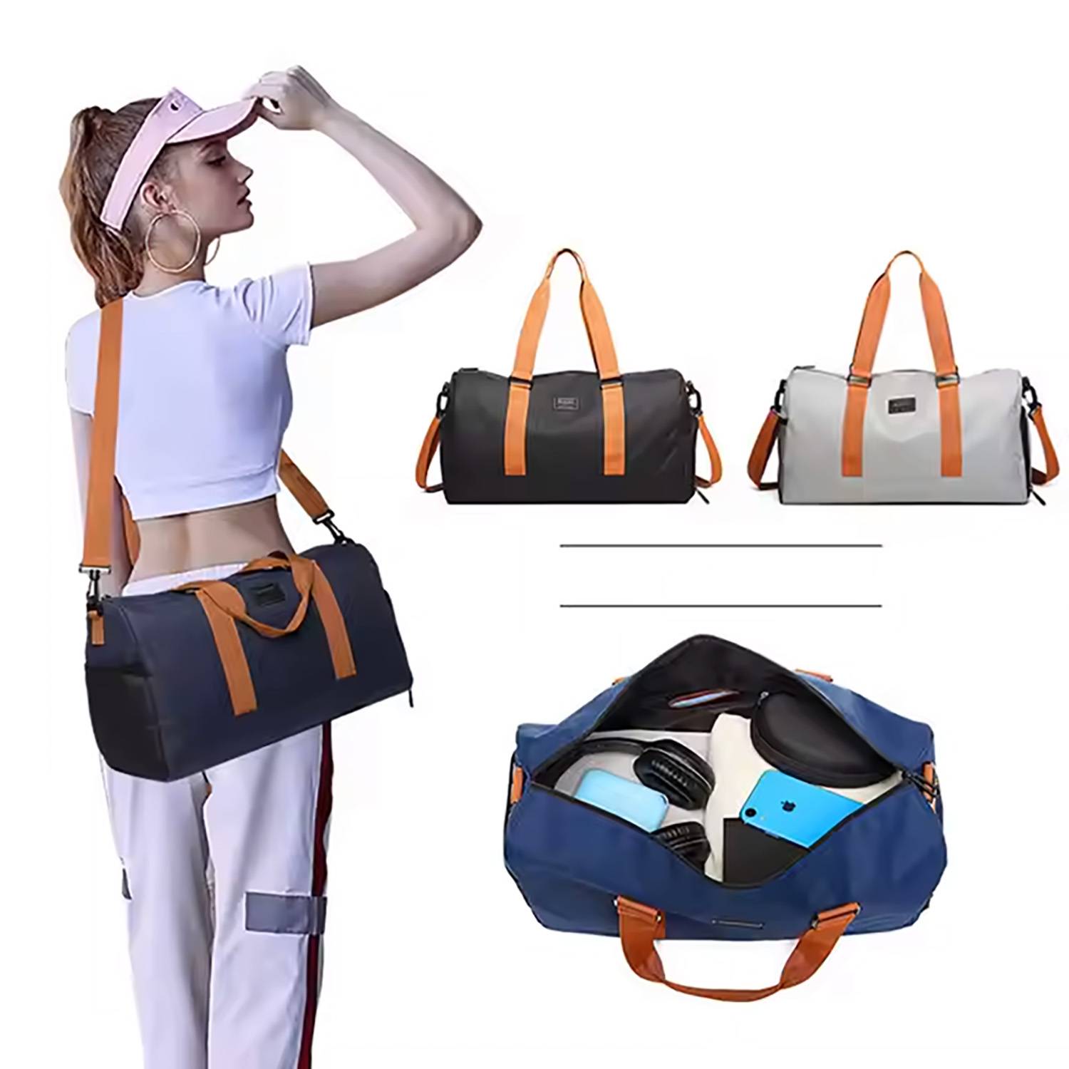 Handheld canvas travel bag 9