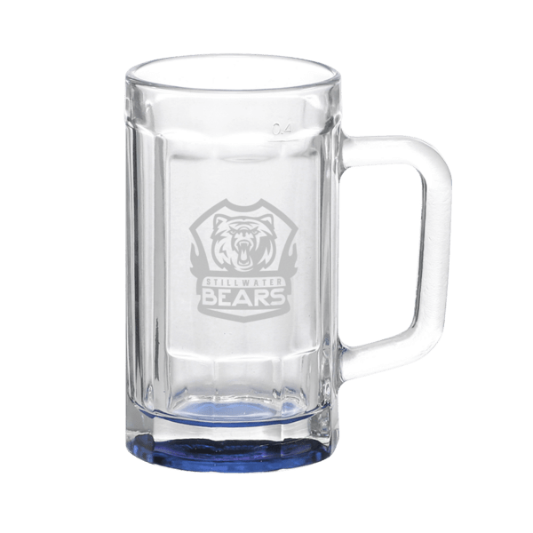 Chug 15 oz. Sports Fan Glass Beer Mug 44