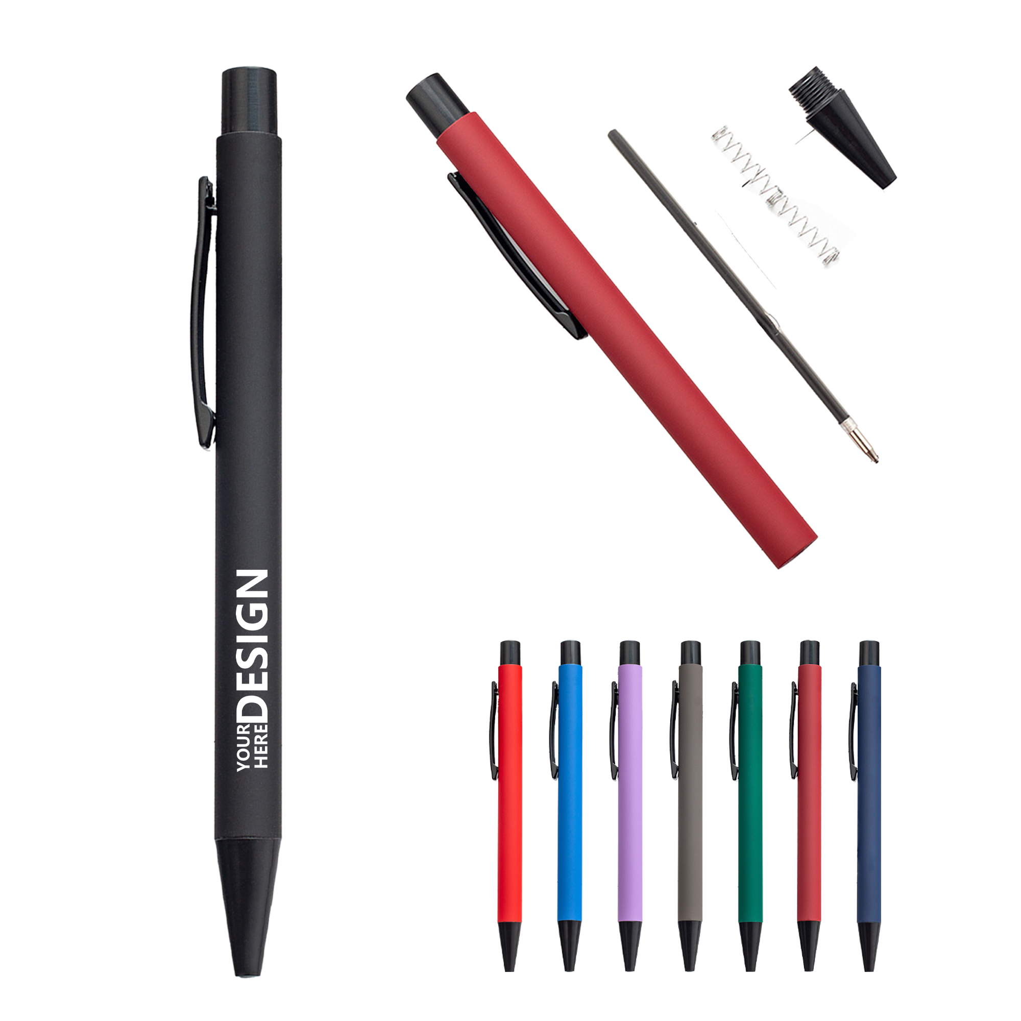 Branded Aluminum Shaft Ballpoint Pen 2