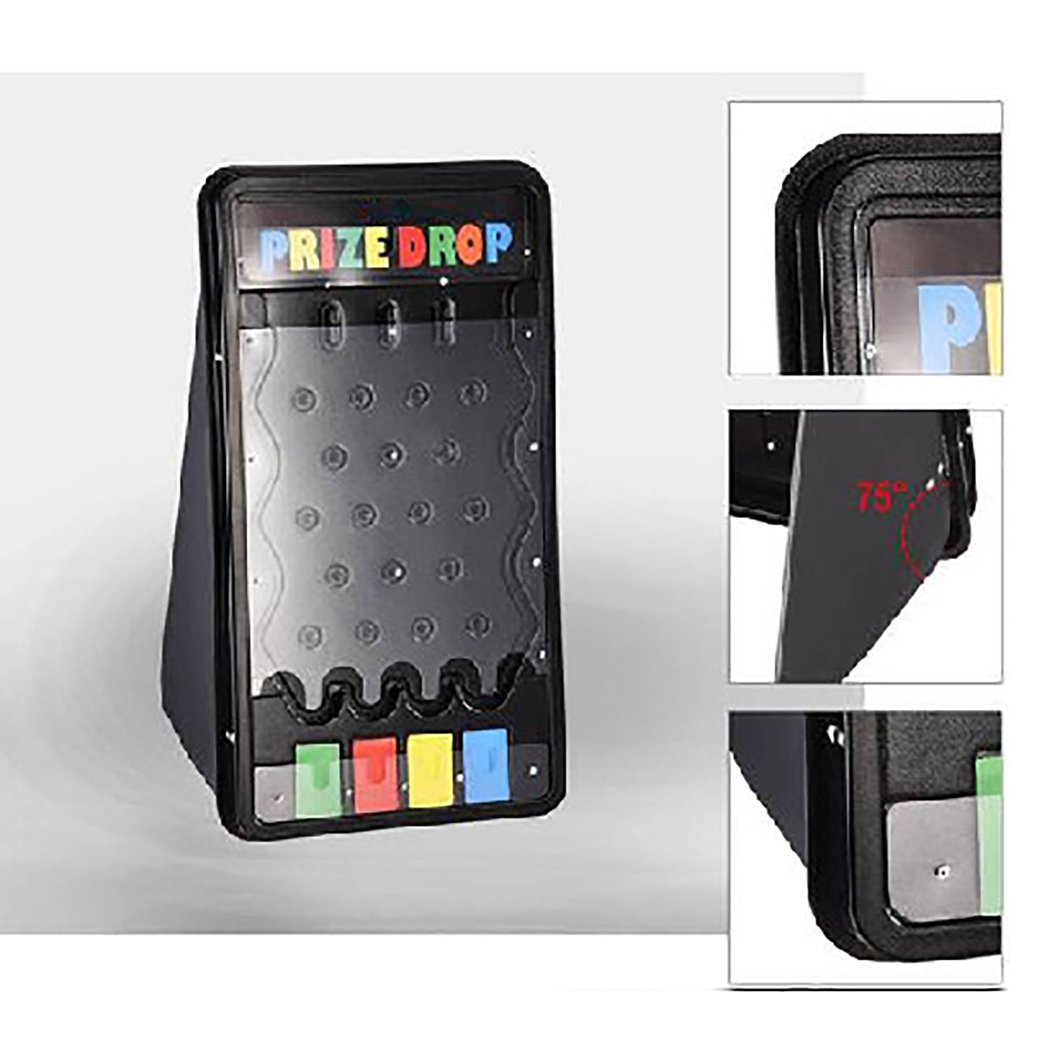 Mini Plastic Prize Drop Game Board w/ 8 Pucks 8