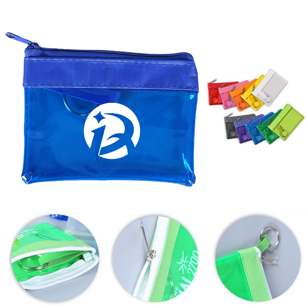 Translucent PVC Waterproof Coin Pouch 2