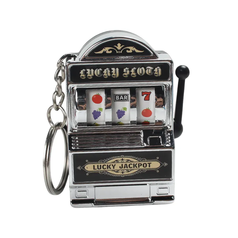 Mini Playable Fruit Machine Keychain 8