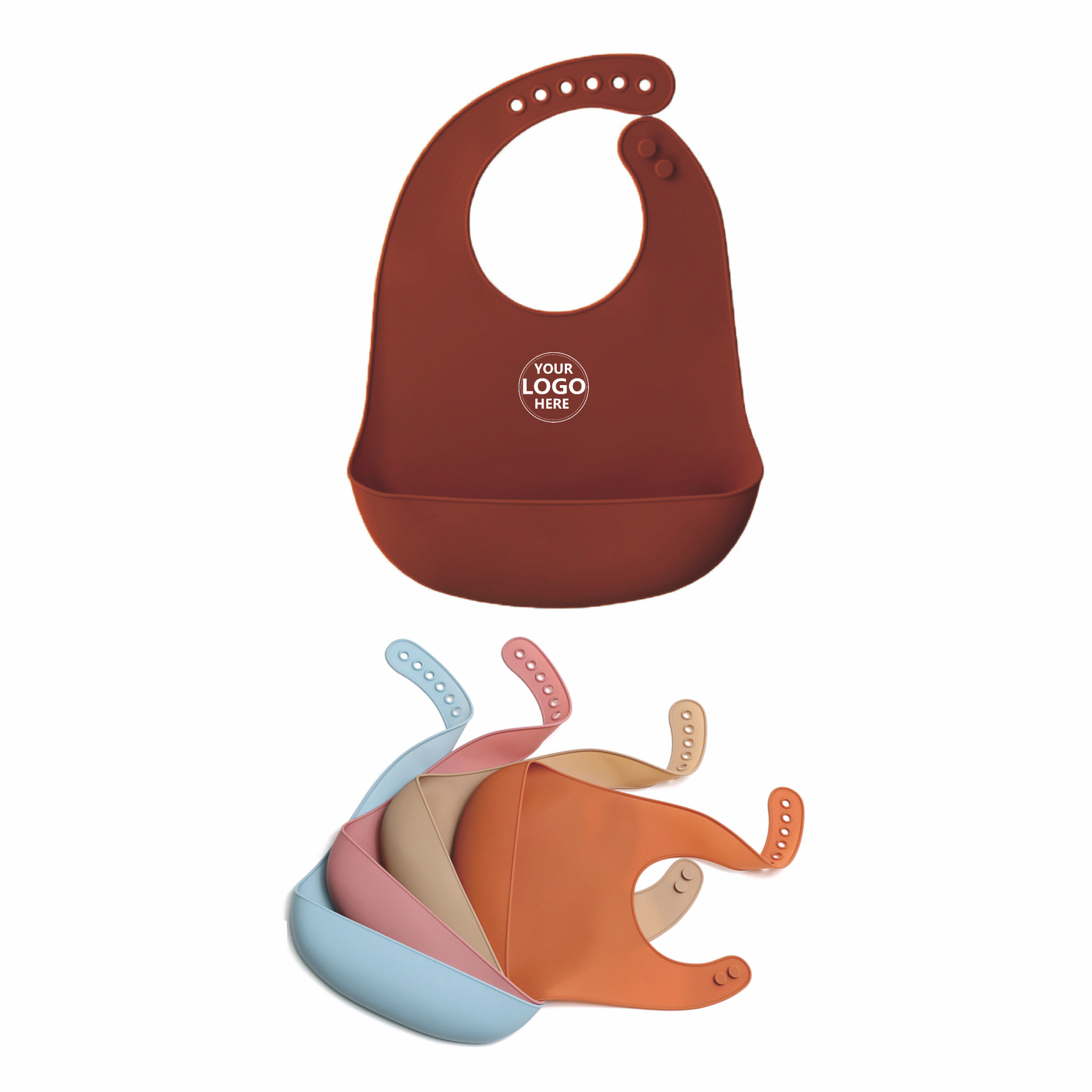 Baby Bib Made of Silicone Material 2