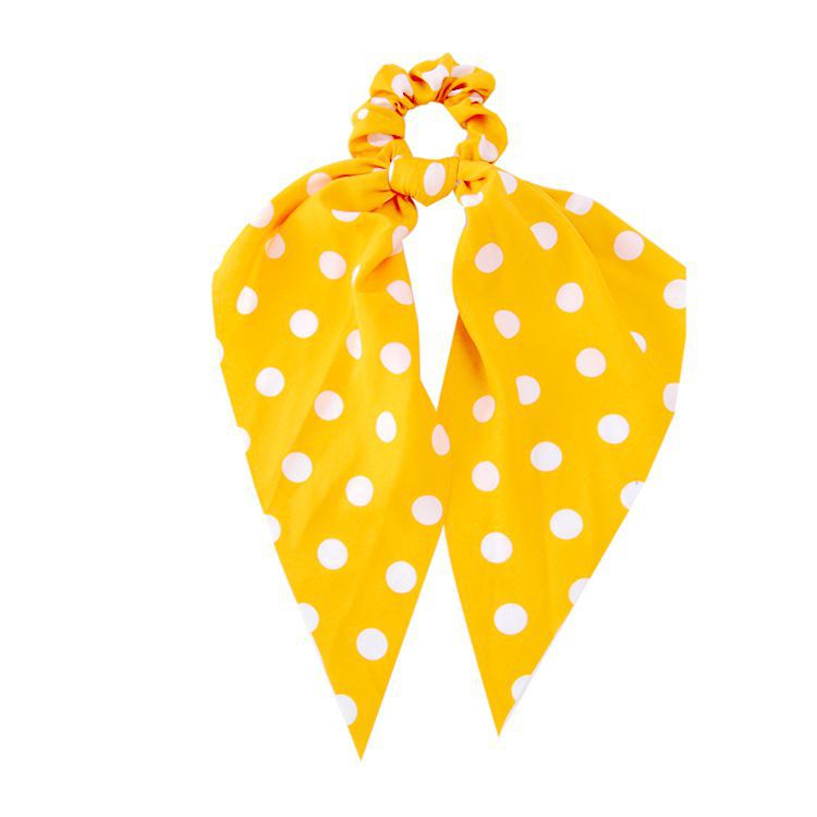 Women Hair Scarf Bowknot Scrunchies Ponytail Holder 3