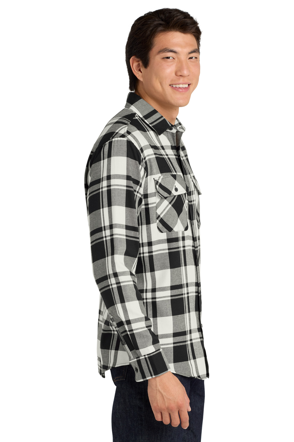 Port Authority Plaid Flannel Shirt. W668 70