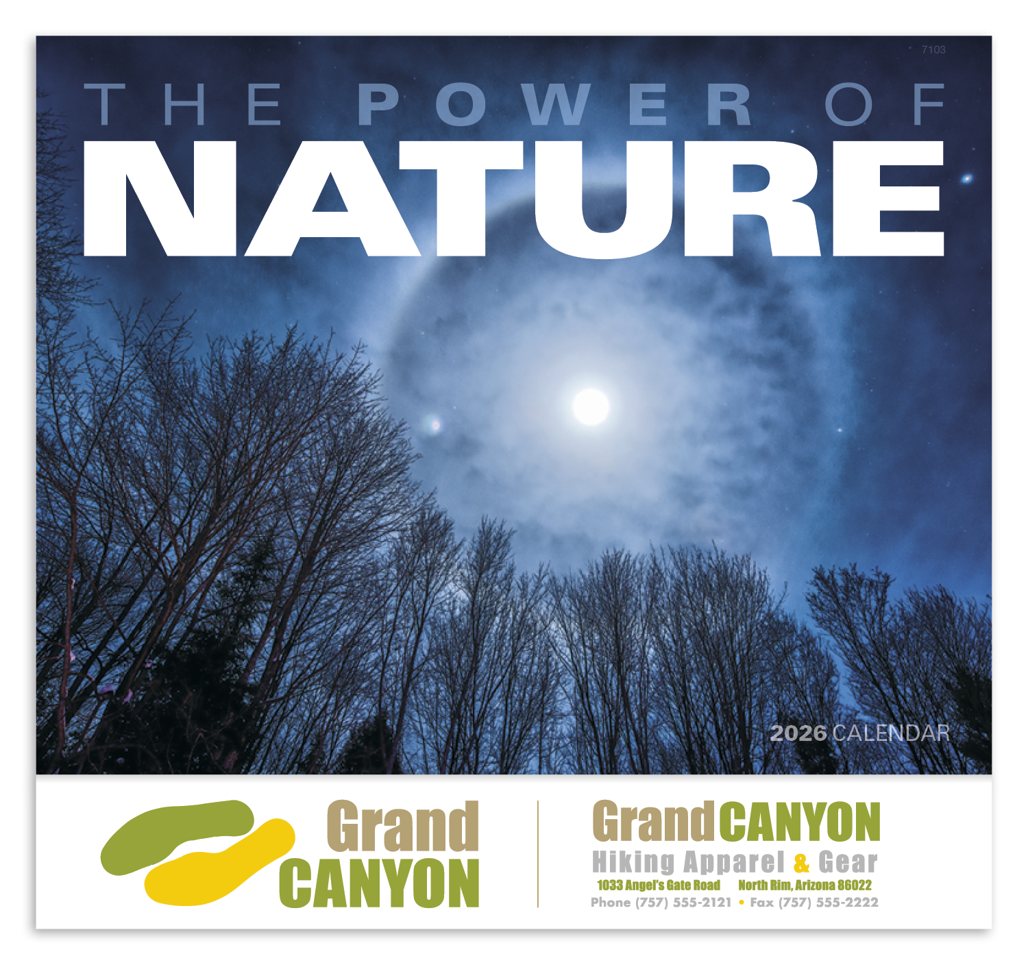 Good Value™ The Power of Nature - Stapled Calendar 25