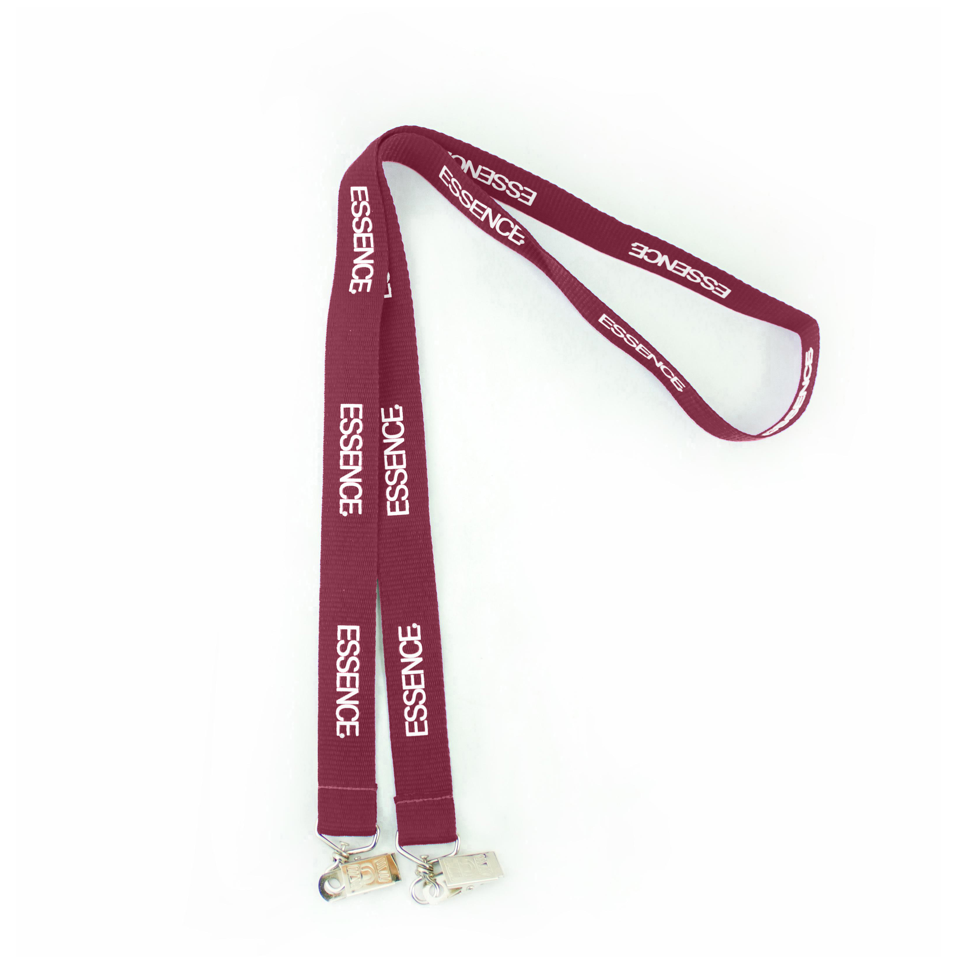 Open Ended Lanyard 36" x 3/4" with 2 Swivel Bull Dog Clips 25