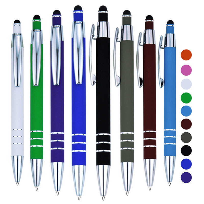 iWrite Twist Action Metallic Stylus Pen w/ Gripper 5