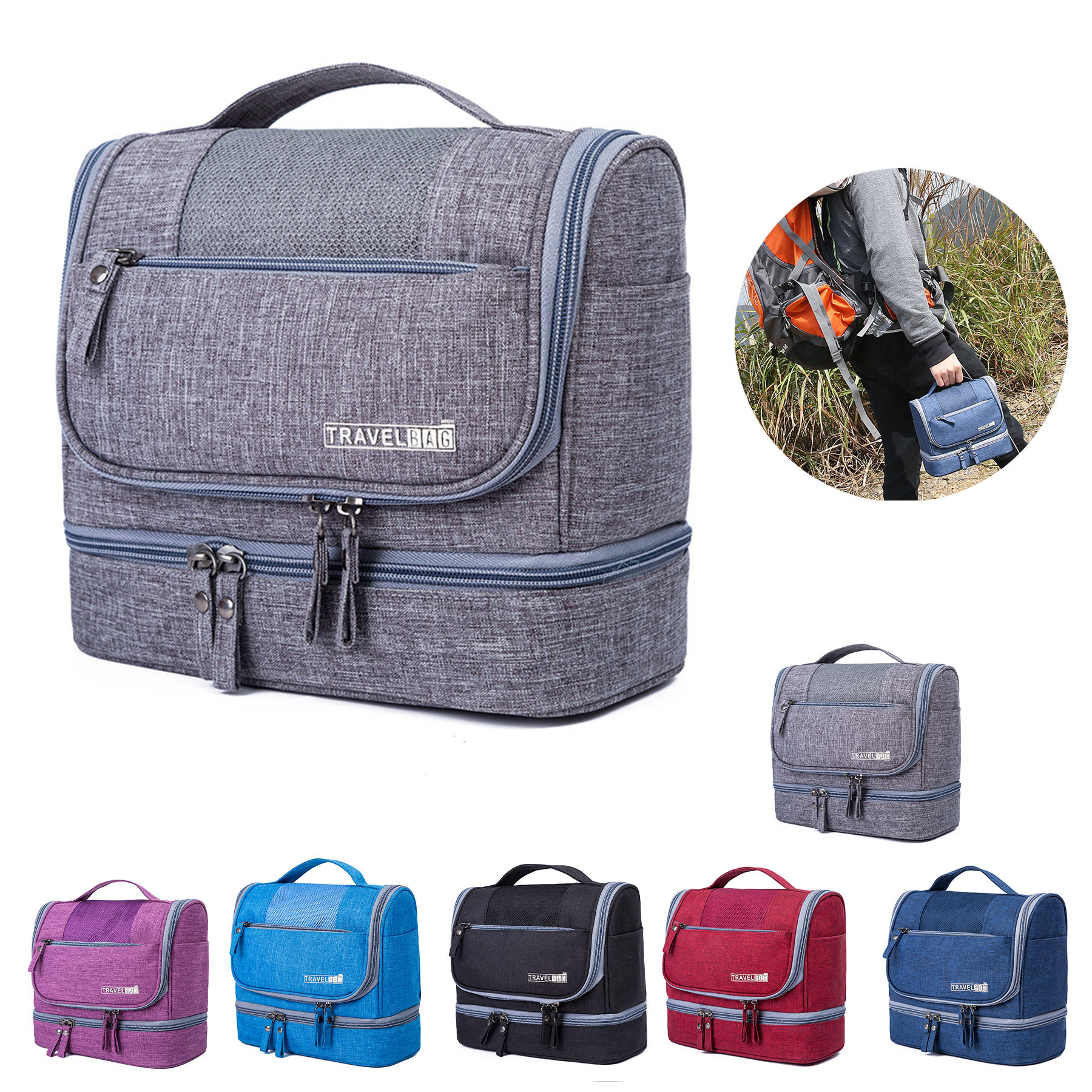 Water-resistant Comestic Bag