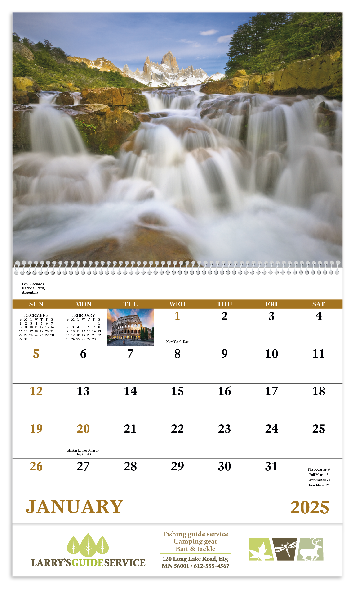 Good Value™ Glorious Getaways - Spiral Calendar 6