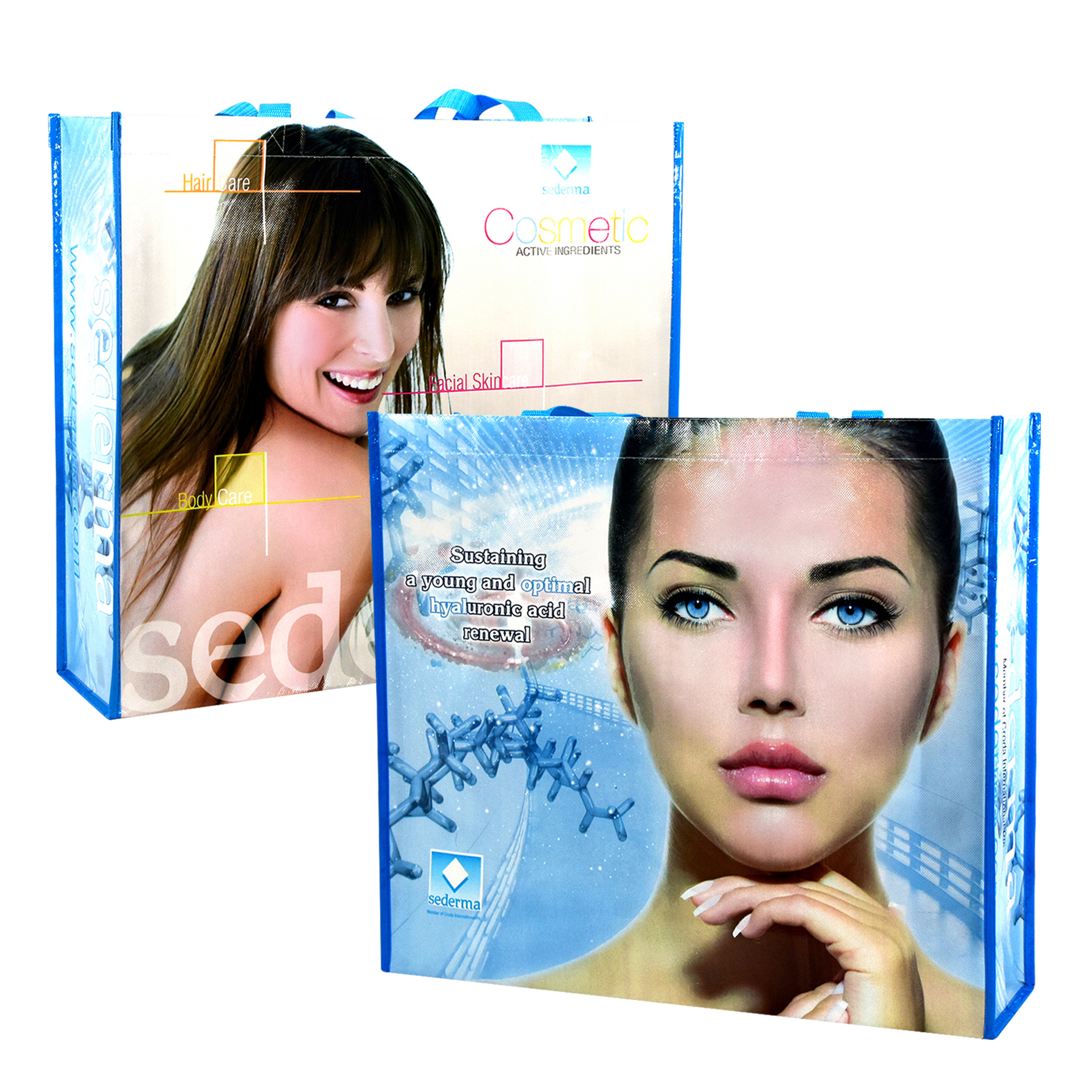 Custom Full-Color Laminated Non-Woven Promotional Tote Bag 20"x18"x6" 1