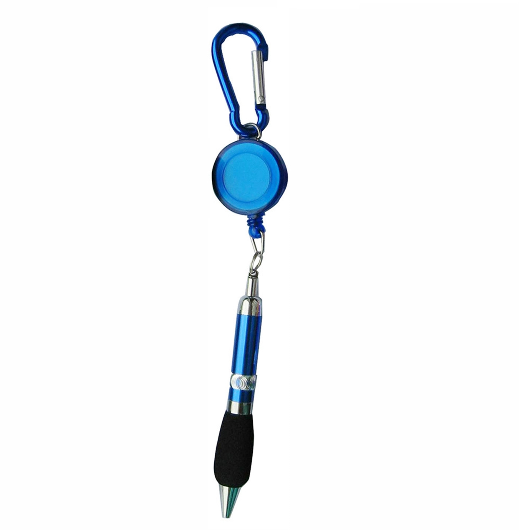 Badge Reel Retractable Pen with Carabiner 8