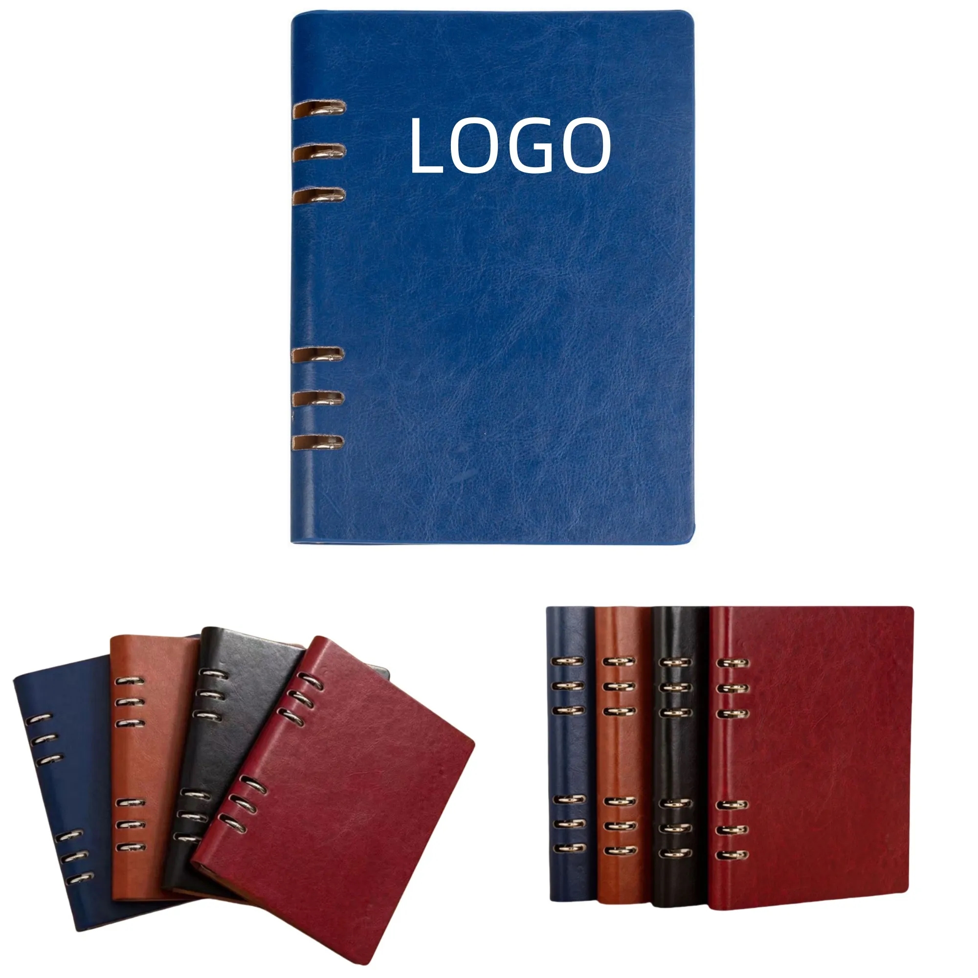 Leather Notebook Detachable Pages & Magnetic Buckle 5