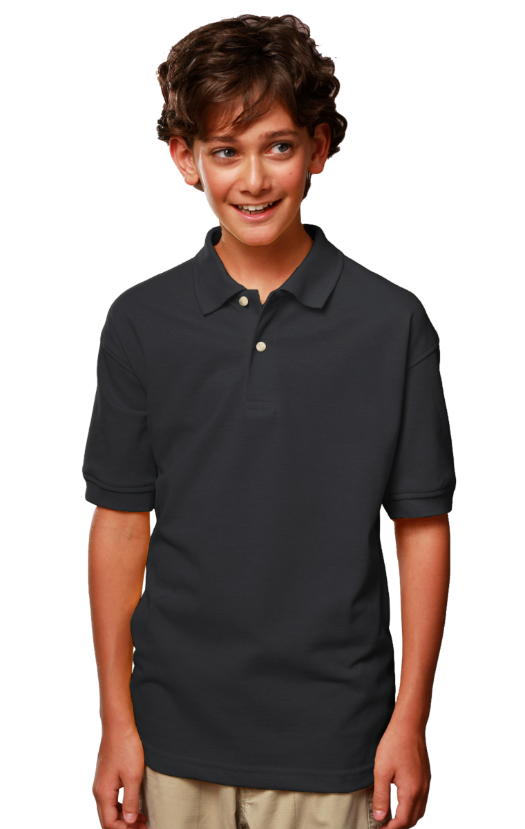 Youth Superblend Short-Sleeve Pique Polo 4