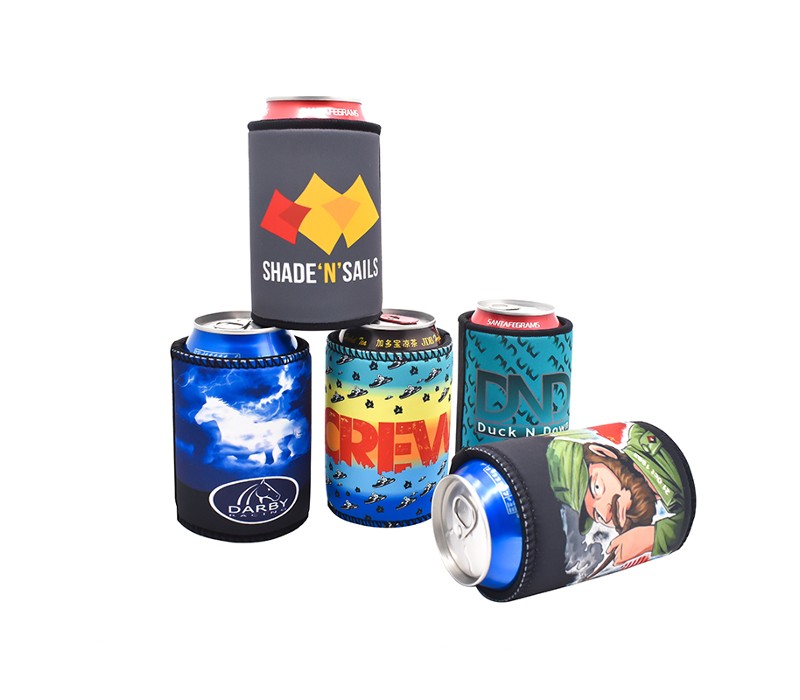 Full Color Thick Neoprene Can Cooler 4