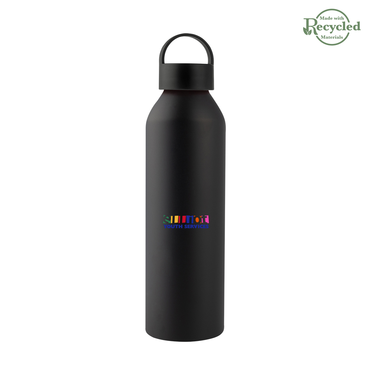 22 Oz. Darcy Aluminum Bottle With Recycled Lid, custom water bottle with logo imprint 1