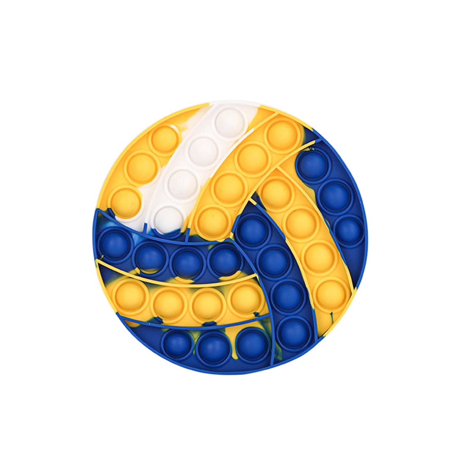 Silicone Volleyball Shaped Push Pop Bubble Toy 3