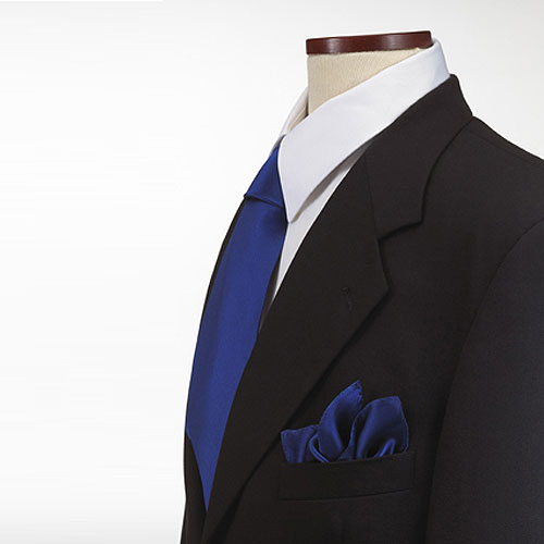Royal Blue Silk Pocket Square 2