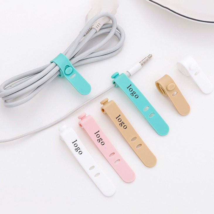Anti-Lost Desktop Earphone Clip Organizer Cable Winder 3