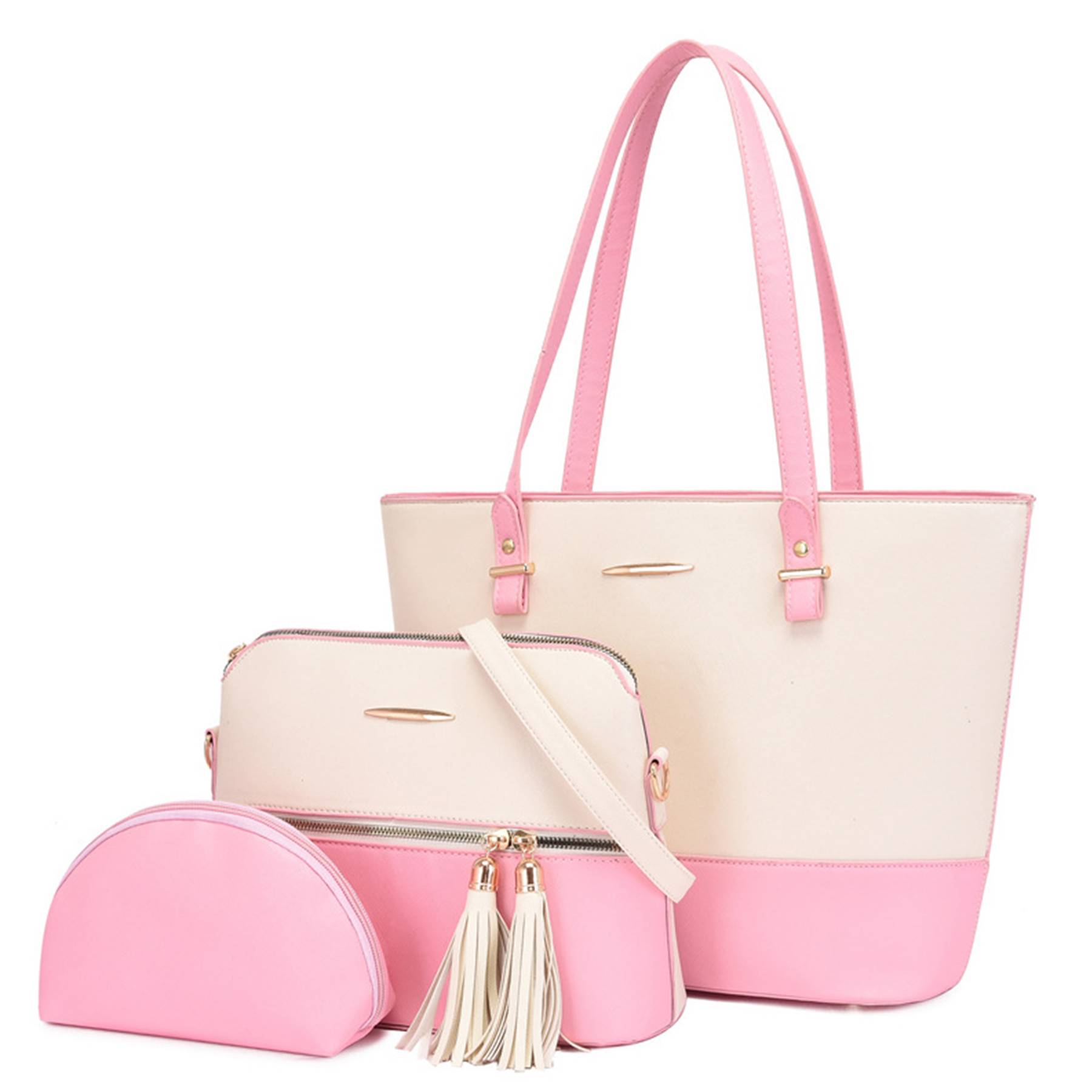PU Fashion Wallet Tote Bag Shoulder Top Handle Satchel, custom tote bag with logo imprint 2