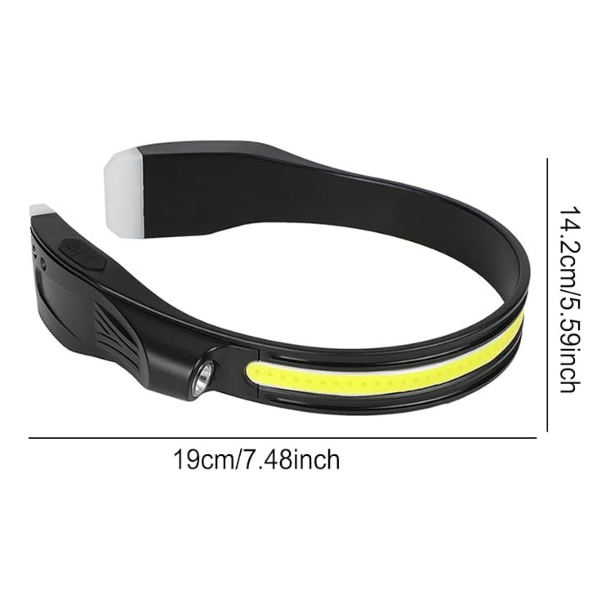 Portable High Performance Head Light With USB Charging Cable 6