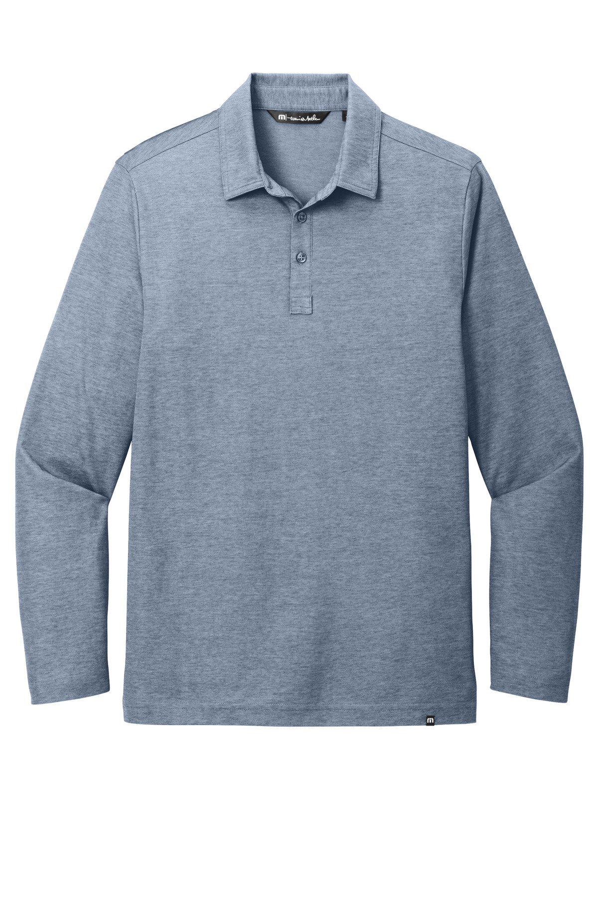 TravisMathew Oceanside Heather Long Sleeve Polo TM1MZ343 9