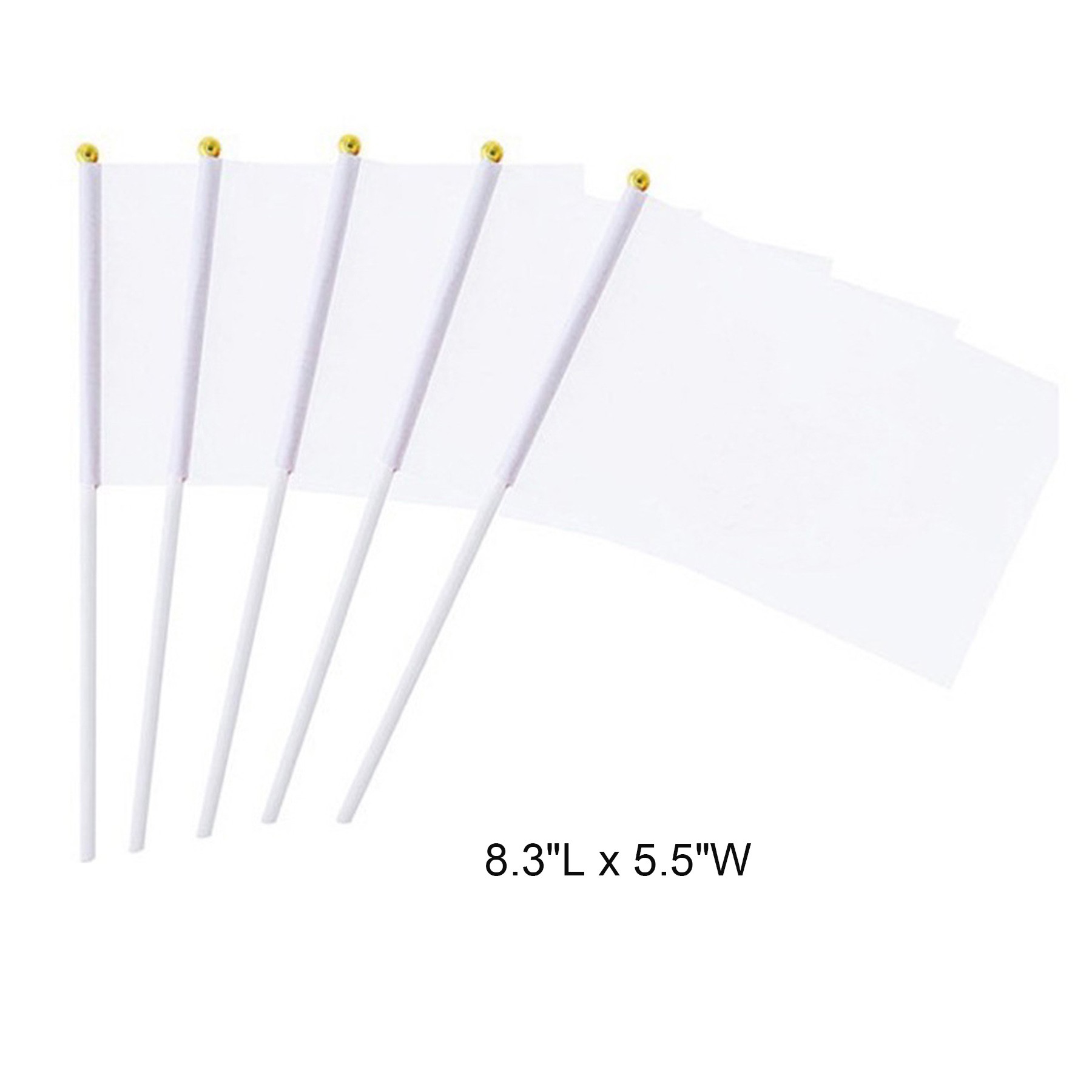 Full Color Hand Held Stick Flag 2