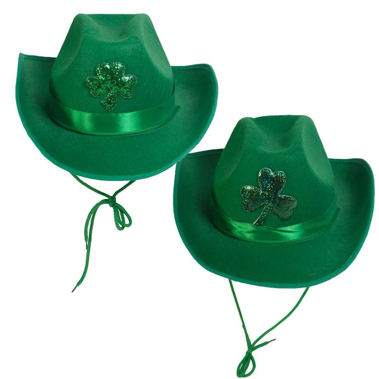 St. Patrick's Day Cowboy Hats 1