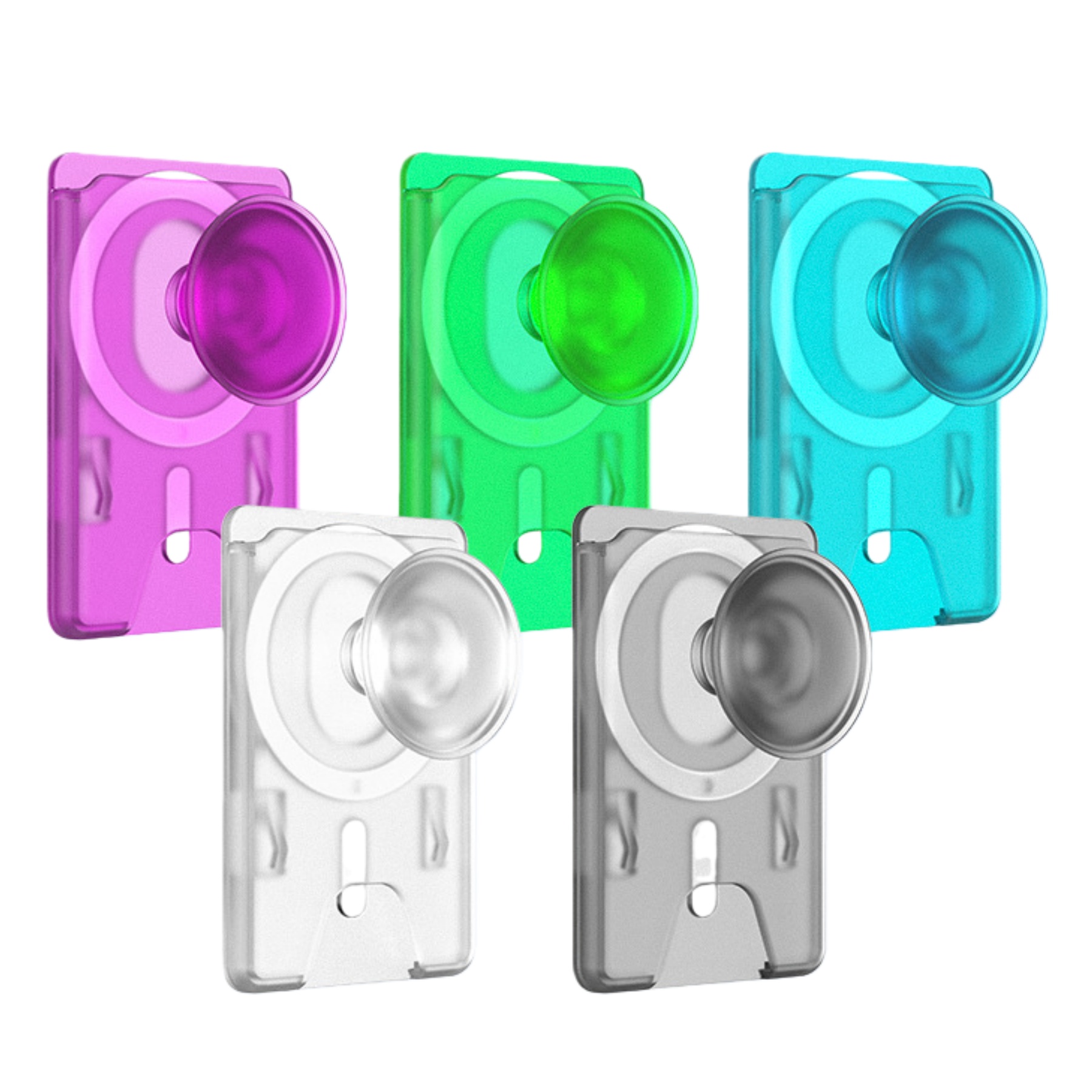 Magnetic Phone Grip and Stand with Card Holder 4