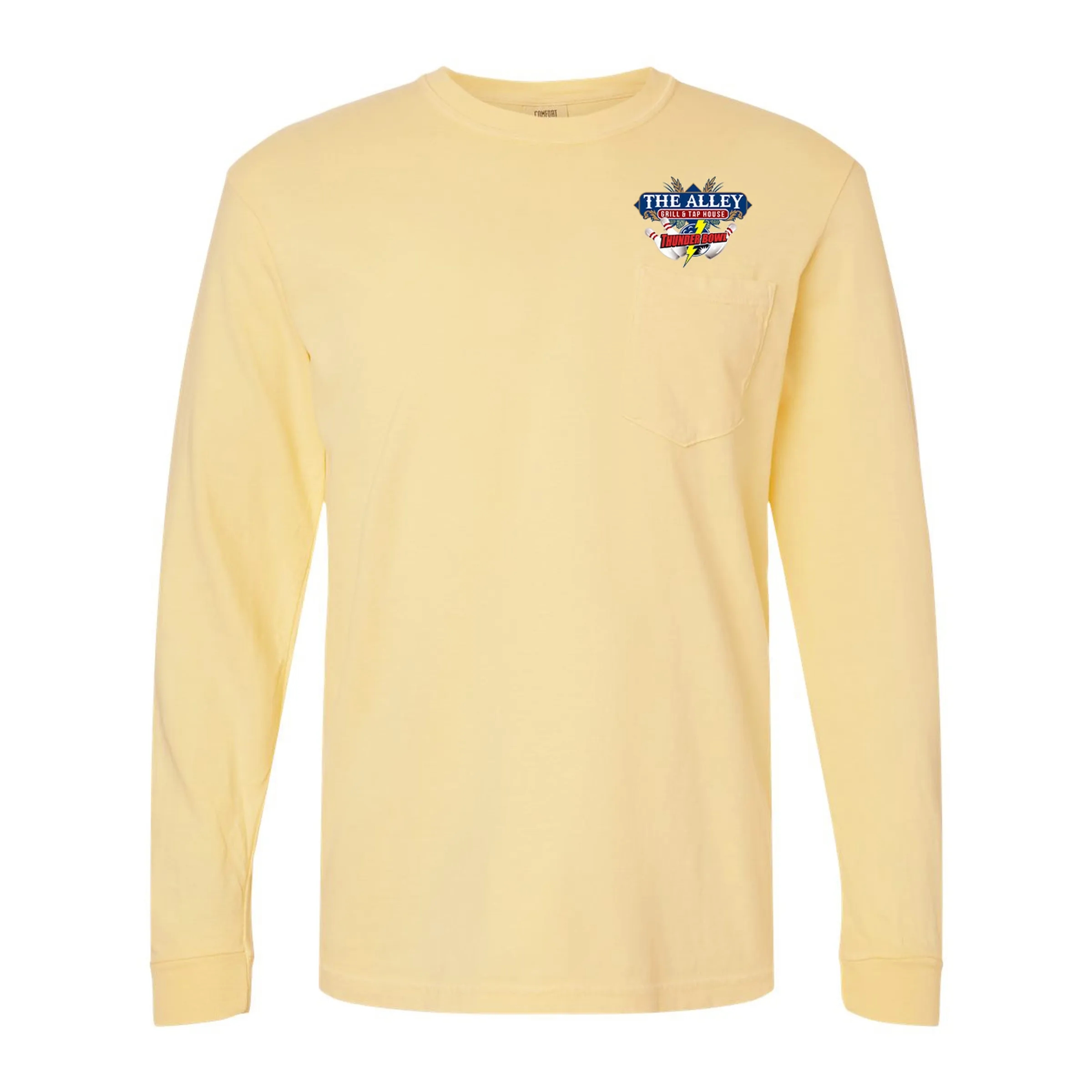 COMFORT COLORS ADULT 6.1 OZ LONG-SLEEVE POCKET T-SHIRT 5